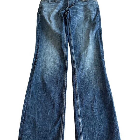 BKE Men's 30L Jake Bootleg Dark Wash Blue jeans - Picture 1 of 4